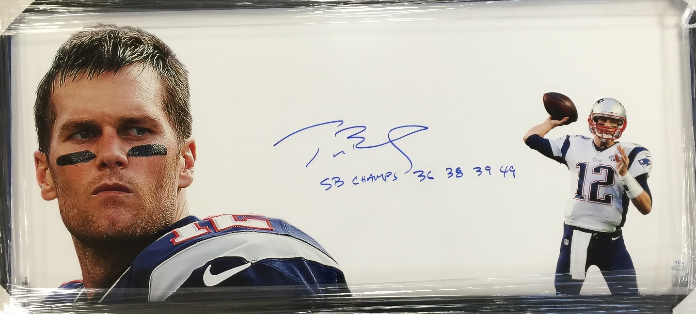 Signature Collectibles TOM BRADY AUTOGRAPHED HAND SIGNED AND