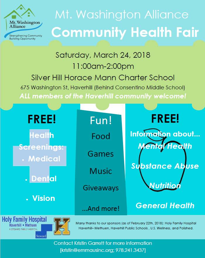 Mt. Washington Alliance Community Health Fair Greater Haverhill Chamber